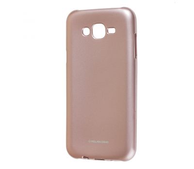 Чохол для Samsung Galaxy J7 (J700) Molan Cano глянець рожево-золотистий