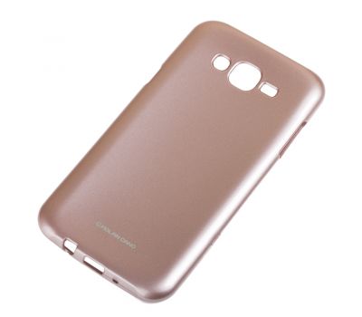 Чохол для Samsung Galaxy J7 (J700) Molan Cano глянець рожево-золотистий 845042