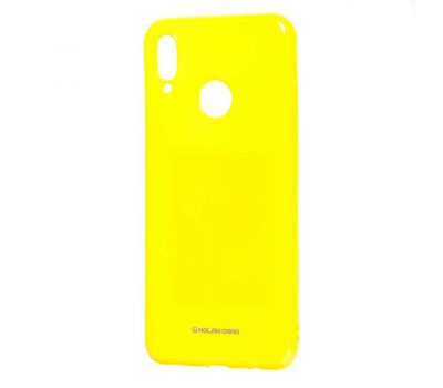 Чохол для Huawei P Smart Plus Molan Cano Jelly глянець жовтий