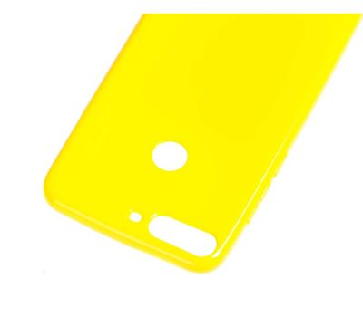 Чохол для Huawei Honor 7С Molan Cano Jelly глянець жовтий 845720