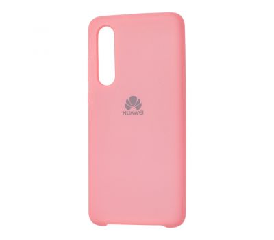 Чохол для Huawei P30 Silky Soft Touch "світло-рожевий"