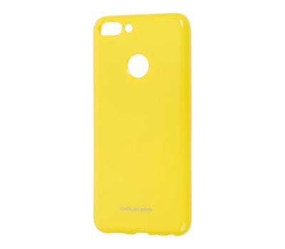 Чохол для Huawei P Smart Molan Cano Jelly глянець жовтий