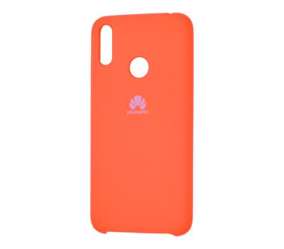 Чохол для Huawei Y7 2019 Silky Soft Touch "помаранчевий"