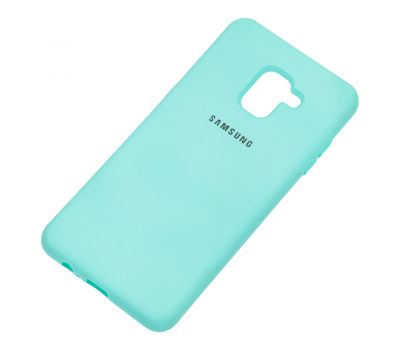 Чохол для Samsung Galaxy A8+ 2018 (A730) Silicone Full бірюзовий 848801