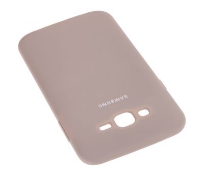 Чохол для Samsung Galaxy J7 (J700) Silky Soft Touch блідо-рожевий 851952