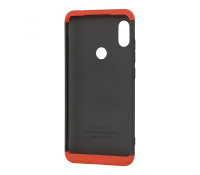 Чохол GKK LikGus для Xiaomi Redmi Note 6 Pro 360 чорно-червоний 851508