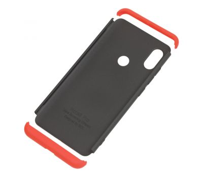 Чохол GKK LikGus для Xiaomi Redmi Note 6 Pro 360 чорно-червоний 851510