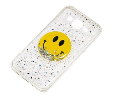 Чохол для Samsung Galaxy J5 (J500) рідкі блискітки іграшка "Smile" 854757