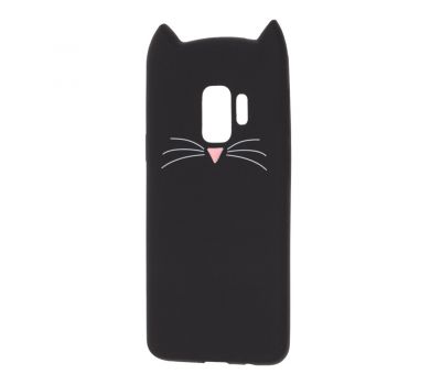 3D чохол для Samsung Galaxy S9 (G960) кіт чорний
