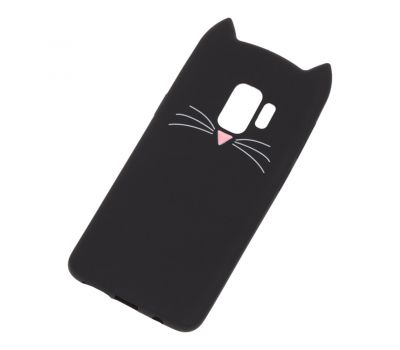 3D чохол для Samsung Galaxy S9 (G960) кіт чорний 855063
