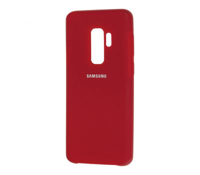 Чохол для Samsung Galaxy S9+ (G965) Silky Soft Touch темно червоний