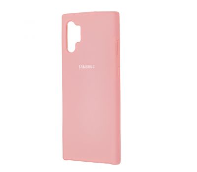 Чохол Samsung Galaxy Note 10+ (N975) Silky Soft Touch "світло-рожевий"