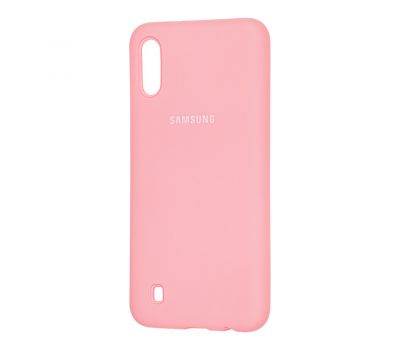 Чохол для Samsung Galaxy M10 (M105) Silicone Full світло-рожевий