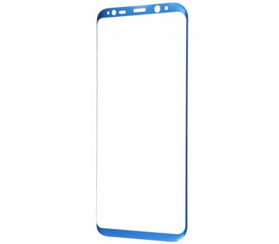Захисне скло 3D для Samsung Galaxy S8 Plus синій (OEM)