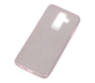 Чохол для Samsung Galaxy J8 (J810) Shining Glitter з блискітками рожевий 863236