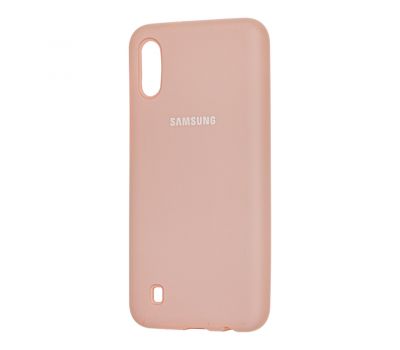 Чохол для Samsung Galaxy M10 (M105) Silicone Full блідо-рожевий