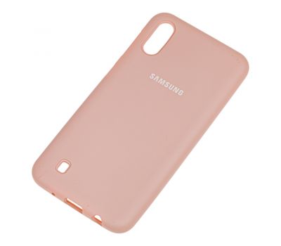 Чохол для Samsung Galaxy M10 (M105) Silicone Full блідо-рожевий 863118