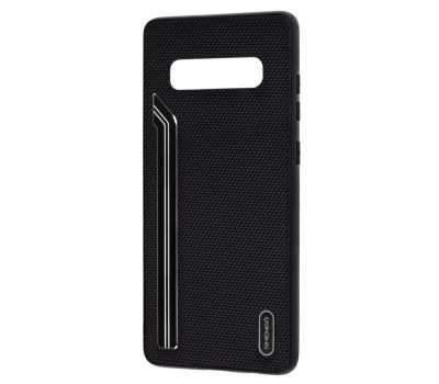 Чохол для Samsung Galaxy S10+ (G975) Shengo Textile чорний