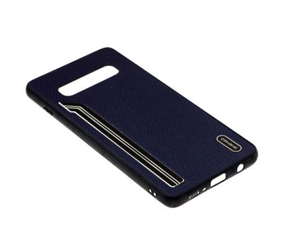 Чохол для Samsung Galaxy S10+ (G975) Shengo Textile синій 868985