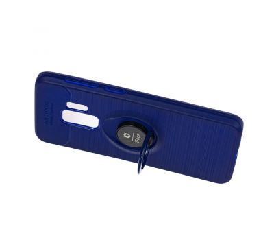 Чохол для Samsung Galaxy S9 (G960) Auto Focus з кільцем синій 872508