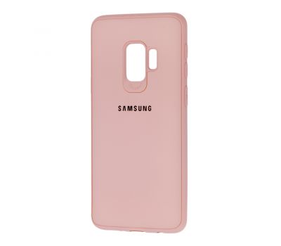 Чохол Samsung Galaxy S9 (G960) Logo бежевий