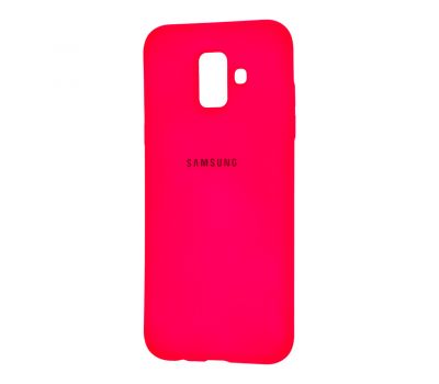 Чохол для Samsung Galaxy A6 2018 (A600) Silicone Full малиновий