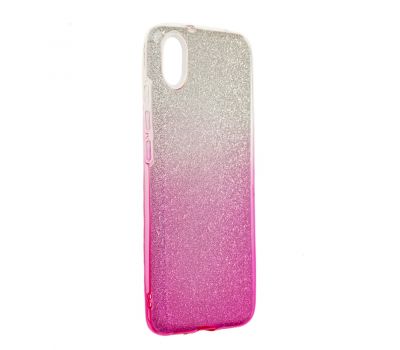 Чохол для Xiaomi Redmi 7A Shining Glitter сріблясто-рожевий
