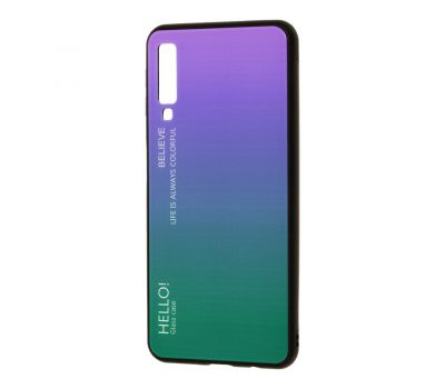 Чохол для Samsung Galaxy A7 2018 (A750) Hello glass фіолетовий 882894