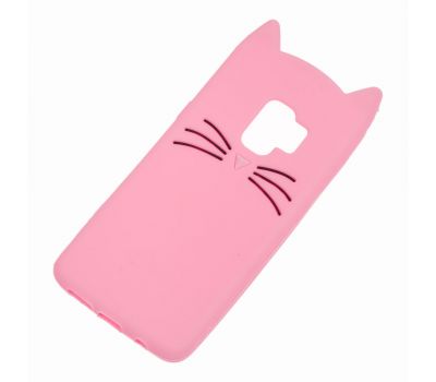 3D чохол для Samsung Galaxy S9 (G960) кіт тепло-рожевий 886427