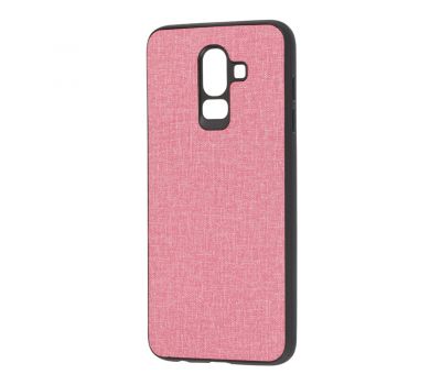 Чохол для Samsung Galaxy J8 (J810) Hard Textile рожевий
