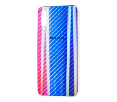 Чохол для Samsung Galaxy A50/A50s/A30s Carbon Gradient Hologram синій