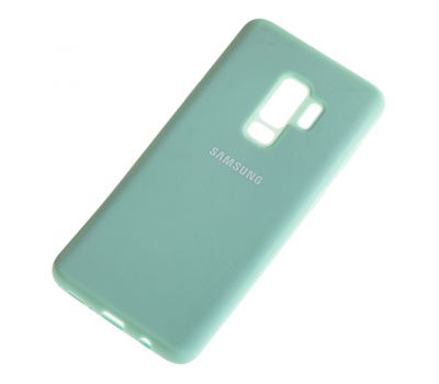 Чохол для Samsung Galaxy S9+ (G965) Silicone cover бірюзовий 892486
