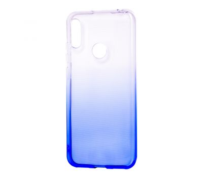 Чохол для Huawei Y6 2019 Gradient Design біло-блакитний