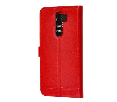 Чохол книжка для Xiaomi Redmi Note 8 Pro Rock із двома вікнами червоний 897751