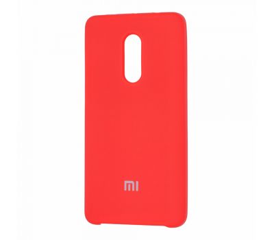 Чохол для Xiaomi Redmi Note 4x Silky Soft Touch червоний