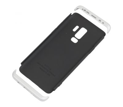 Чохол GKK LikGus для Samsung Galaxy S9+ (G965) 360 чорно-сріблястий 898227