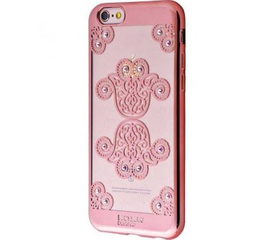 Чохол для iPhone 6 Beckberg Golden Faith Series (TPU Clear) №7 рожево-золотистий