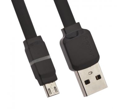 Кабель USB Remax RC-029m Breathe microUSB 1m черный