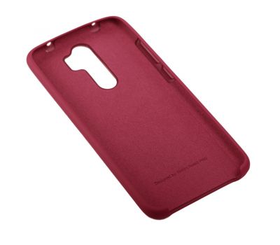 Чохол для Xiaomi Redmi Note 8 Pro Silky Soft Touch "вишневий" 906069