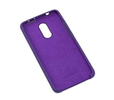 Чохол для Xiaomi Redmi 5 Silky Soft Touch фіолетовий 907576