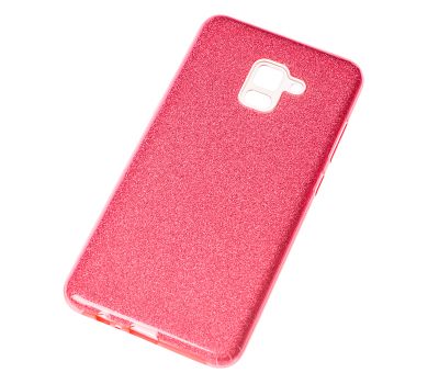 Чохол для Samsung Galaxy A8 2018 (A530) Glitter з блискітками рожевий 911228
