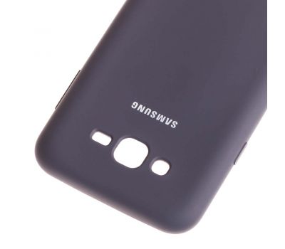Чохол для Samsung Galaxy J7 (J700) Silky Soft Touch темно синій 911174