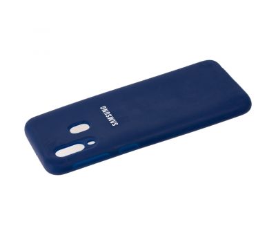 Чохол для Samsung Galaxy A40 (A405) Silicone cover синій 914009