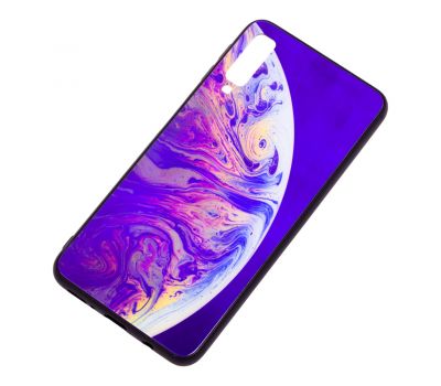Чохол для Samsung Galaxy A7 2018 (A750) glass new "планета №02" 914042