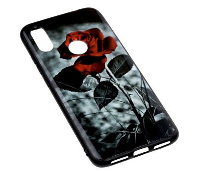 Чохол для Xiaomi Redmi 7 print + popsocket "троянда" 915181