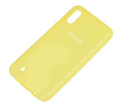Чохол для Samsung Galaxy M10 (M105) Silicone Full лимонний 917261