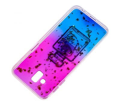 Чохол для Samsung Galaxy J6+ 2018 (J610) Multi confetti рожевий "духи" 917256