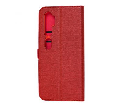 Чохол книжка для Xiaomi Mi Note 10 Side Magnet червоний 918657