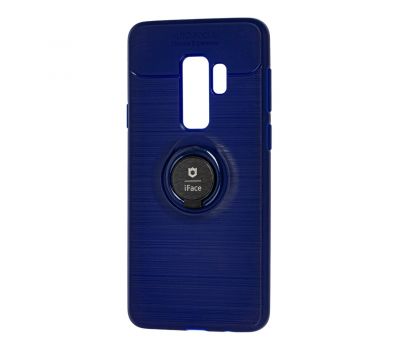 Чохол для Samsung Galaxy S9+ (G965) Auto Focus з кільцем синій