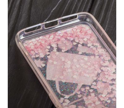 Чохол для Xiaomi Redmi 4x Блискучі вода рожевий "сумочка" 923127